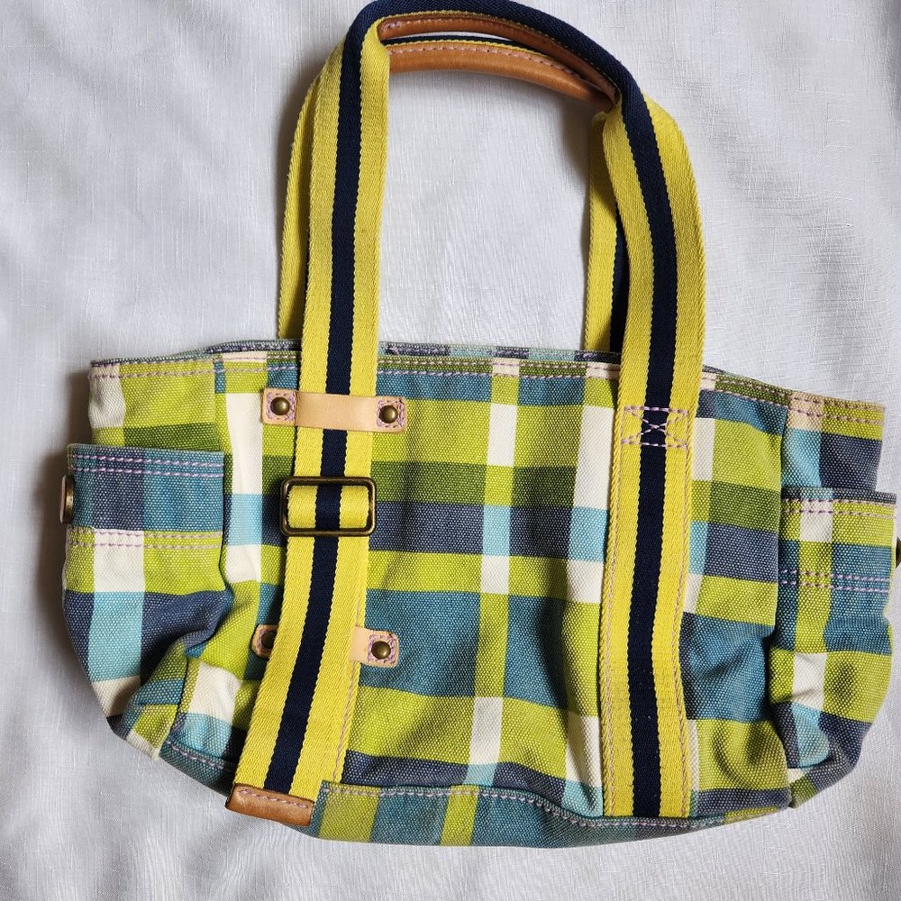 GAP Yellow/Apple Green Canvas Totes Bag